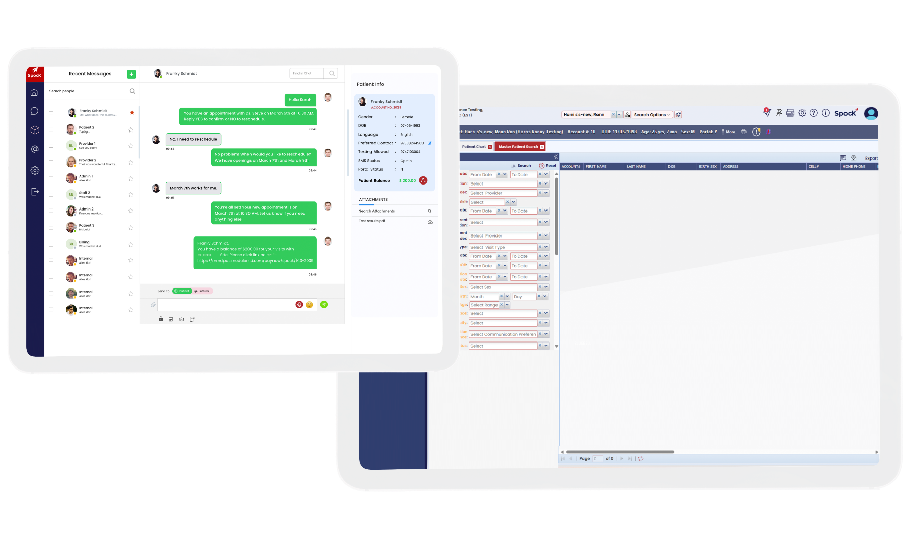 Master Patient Search Automation